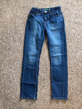 Levi's 511 adjustable waist Blue Slim Straight Jeans size 14